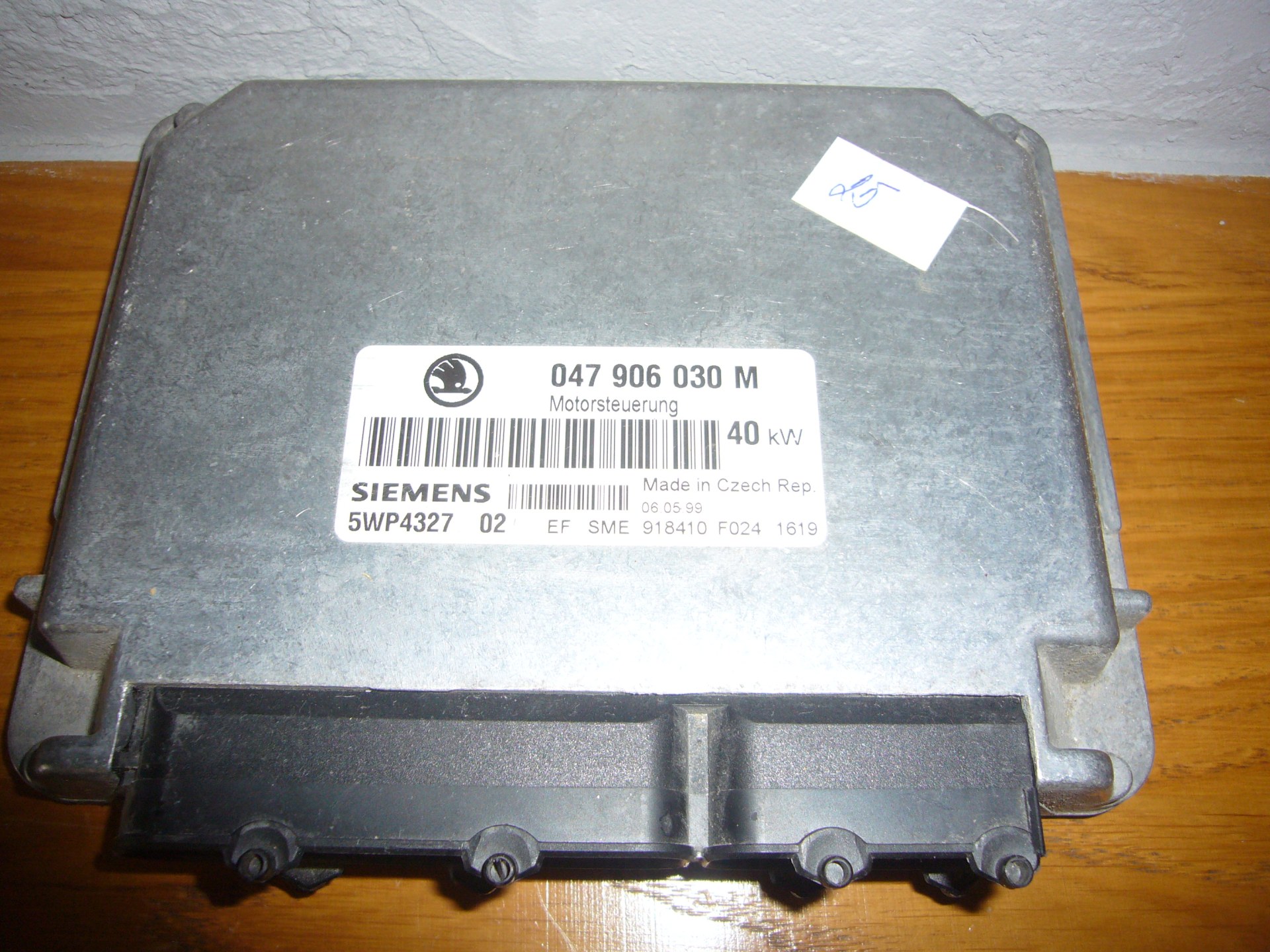 řídící jednotka siemens 5wp4 327