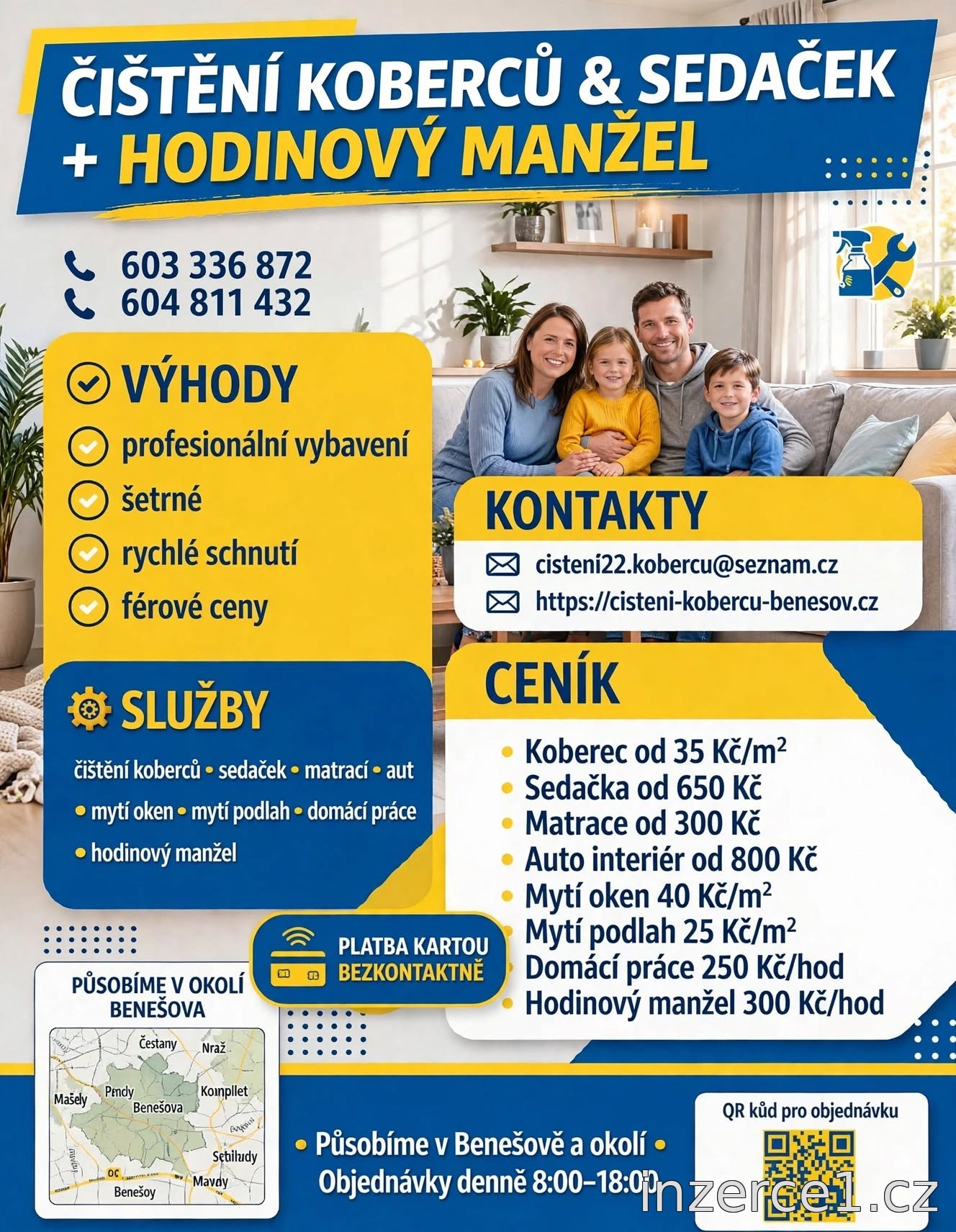 čištěni kobercu