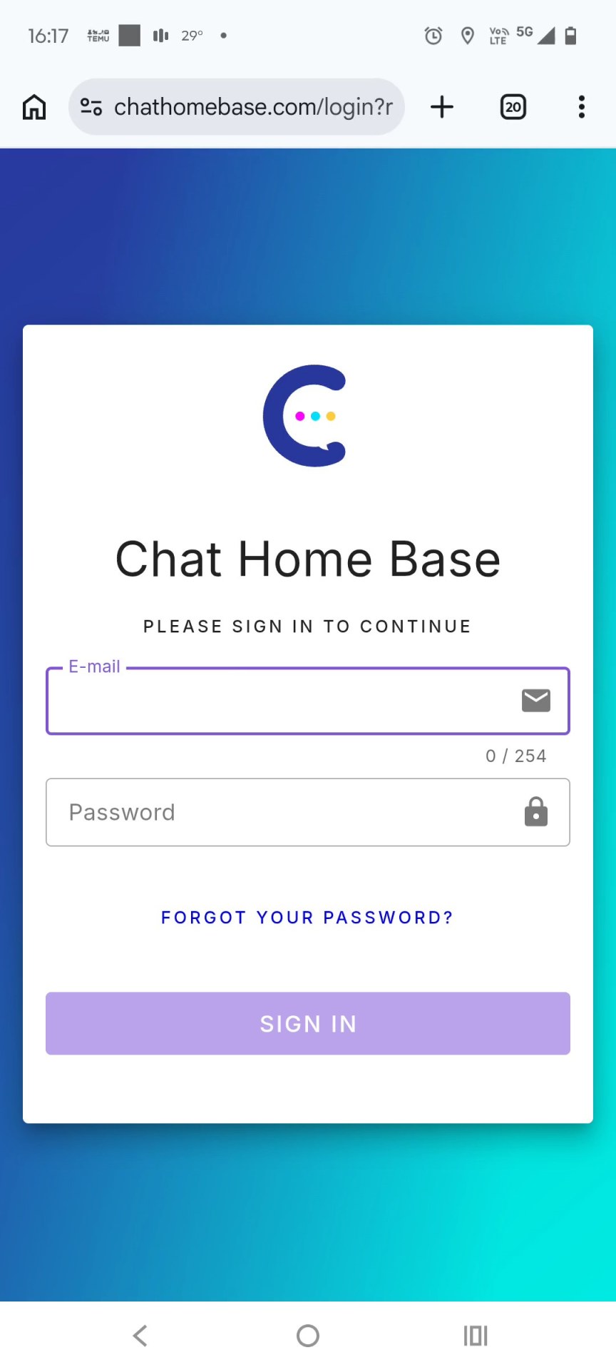 Online chat z domu